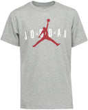 Nike Air Jordan Big Boys (8-20) Short-Sleeve Jumpman T-Shirt Jordan (Grey/White/Red Jumpman Medium)