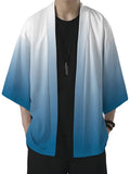 Casual Mens 3D-printed Patterned Kimono