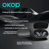 KP-214 New Model Wireless Bluetooth Ear Hook Headphones OWS Open Ear Design High Fidelity Audio Long Battery Life And Noise Cancellation
