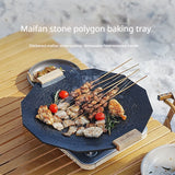 Polygonal Thick-coated Non-stick Outdoor Baking Pan
