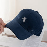 Unisex Mini Astronaut Embroidered Korean-style Casual Baseball Cap, Suitable For Daily Commuting And Outdoor Outings, Makes Your Face Look Smaller.