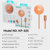 KP-325 Best-Selling 25W High-Power Magnetic Wireless Fast Charger Qi2 Compatible Low-Temperature Ultra-Slim Design For IPhon