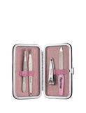 Flormar 4-Piece Manicure Set with Pink Travel Pouch