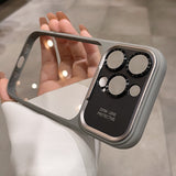 All-inclusive Large-view Window Phone Case With A Built-in Camera Shutter Button