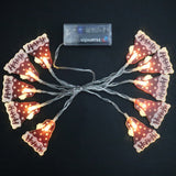 New LED Lighting Chain Christmas Tree Snowman Old Man Halloween Day Atmosphere Decoration