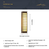 Cloud Stone Outdoor Light-Luxury New Chinese Zen-Style Waterproof Patio Lamp For Home Use