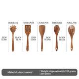 Spatula Soup Ladle And Wooden Turner Set In Teak