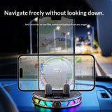 Iridescent RGB Ambient Light Car Wireless Charging Stand