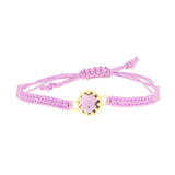 Glass Bracelet Sterling Silver
