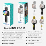 KP-M111 Wireless Bluetooth Microphone Home Karaoke Speaker Condenser Mic All-in-One In-Stock Factory Direct
