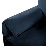 Modern Chenille Oversized Deep Seat Sectional Sofa