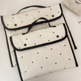 Embroidered Rabbit Pattern Portable Tablet Storage Bag