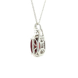 Amethyst Diamond Fashion Pendants 14KT Yellow Gold