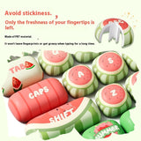 Watermelon Theme Five-sided Sublimation MOG Height PBT Small Steamed Bun Key Cap Mushroom Type