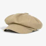 All-matching Newsboy Cap Painter Cap British Retro Hat Octagonal Cap