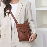 Women’s Vintage Leather Crossbody Bag