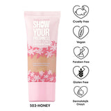 Show by Pastel Skin Tint Foundation - Natural Makeup, Cruelty-Free, Vegan - 6 Color Options