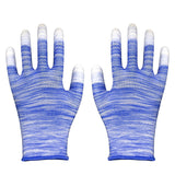 Labor Protection Colored Nylon PU-coated Safety Gloves