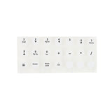 91 Button For Desktop And Notebook Computer Silicone Keyboard Stickers