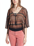 Sanctuary Womens Island Poncho Top Mesa Multi, Size  XL