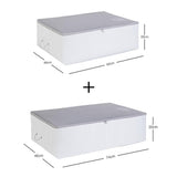 Ocean Home Storage Baskets/Set - Practical & Decorative Storage Solution for Home Textiles, 2-Piece Polypropylene Basket Set