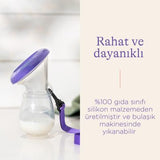 Lansinoh Silicone Breast Milk Collector & Saver: Hands-Free Leak Catcher for Effortless Breastfeeding & Pumping