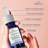 Herbaderm: Bakuchiol Anti-Wrinkle Eye Serum - Firming, Brightening, Hydrating Night Treatment for Fine Lines & Dry Eyes