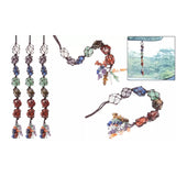 7 Chakra Gemstones Reiki Healing Crystals Tassel Wall Car Hanging Ornament
