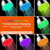 7 Color Changing LED Shower Head