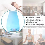 7 Color LED 200ML Ultrasonic Essential Oil Aroma Diffuser and Humidifier with Remote