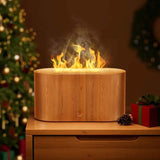 7-Color Simulated Flame Humidifier Aromatherapy Machine