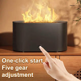 7-Color Simulated Flame Humidifier Aromatherapy Machine