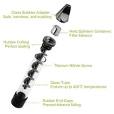 7-in-1 Grinder Blunt Kit with Smoking Metal Tip Cleaning Brush