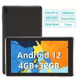 Android 12.0, Dual Camera 7" Tablet with 32GB RAM & Storage