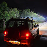 7" LED Light Bar Single Row Offroad Spot Lights