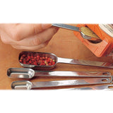 7-Piece: Heavy Duty Stainless Steel Metal Measuring Spoons