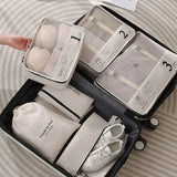 7-Piece: Travel Packaging Cube Bags