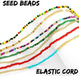 7-Pieces: Women Waist Bead Chain Belly Chain Beach Jewelry