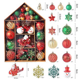 70-Pieces Set: Christmas Tree Decorations Christmas Ball