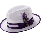 New Colorful Feather Jazz Hat For Sun Protection