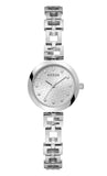 GUESS Ladies 26mm Watch - Silver Tone G-Link Silver Dial Silver Case