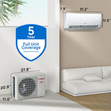 Finnmark 12,000 BTU Single Zone Mini Split AC (R32)