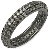 1.40 Carat Genuine TLB Diamond .925 Sterling Silver Ring
