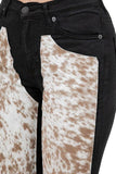 Rodeo Bell Bottom Blk/Brown- Inseam 34