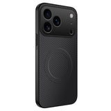 Carbon-fiber-pattern Magnetic Phone Case Matte Protective Cover