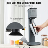 VEVOR Milkshake Maker Machine, 375W Commercial Milk Shake Maker Mixer, Single Head Drink Mixer Blender Machine, 3-Speed Milkshake Blender with 27.7oz Stainless Steel Cup for Commercial