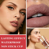 4 Pack Aloe Vera Lipstick,Long Wear Nourishing Lip stick,Waterproof Moisturizing Color Changing Lip Balm Lipstick,Lip Gloss,Magic Temp Color Change Matte Lip Gloss Makeup