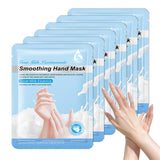 LZYLLS 6 Pairs Hand Masks Moisturizing Gloves, Hydrating Hand Mask Moisturizer Gloves Care for Dry Cracked Hands, Smooth Long Lasting Soft Firming Hand Mask Gift Set for Men Women（A