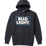 Bud Light Logo Mens Hoodie, Size Small