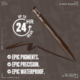 NYX PROFESSIONAL MAKEUP Epic Ink Liner, Waterproof Liquid Eyeliner - Black, Vegan Formula